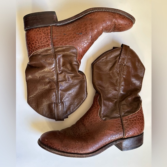 Larry Mahan Other - Vintage Larry Mahan Leather Cowboy Boot Mens 10.5